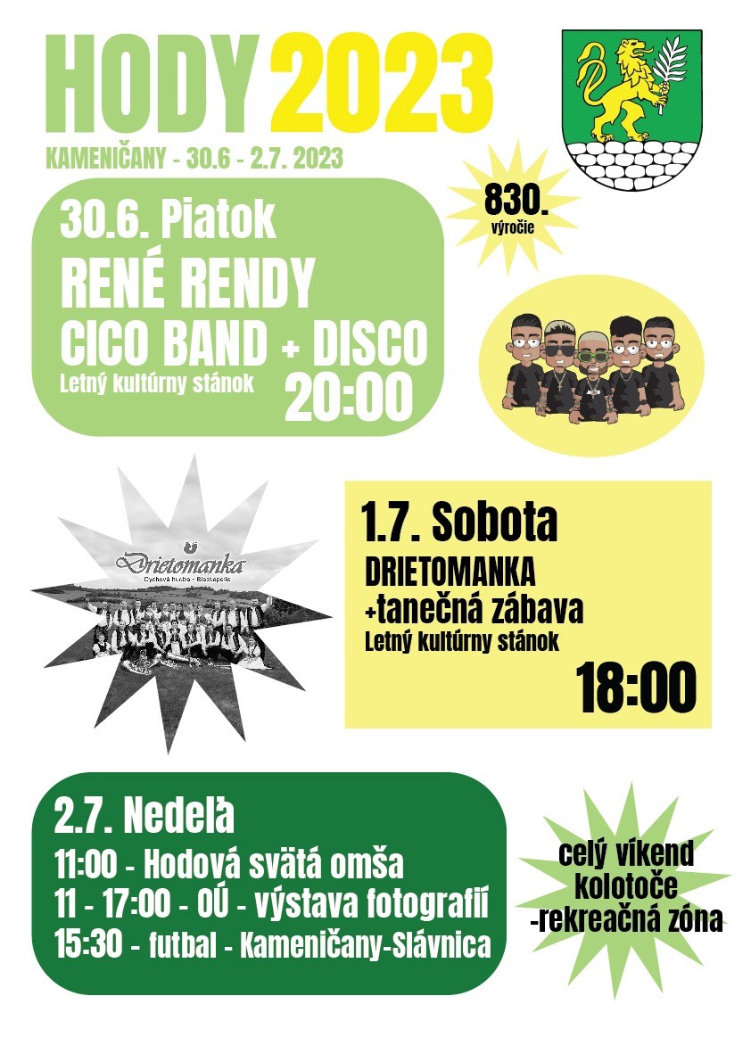 René Rendy&a Cico Band - Hody 2023 Kameničany | MAS Vršatec
