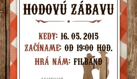 Pozvánka na hodovú zábavu!