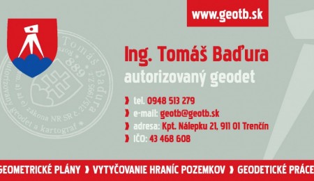 Nová externá prevádzka v karte zliav poskytuje pre podnikateľov a členské obce zľavu 15 % na geodetické služby!!!