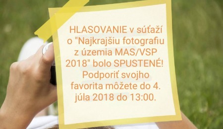 NAJKRAJŠIA FOTOGRAFIA Z ÚZEMIA MAS/VSP 2018