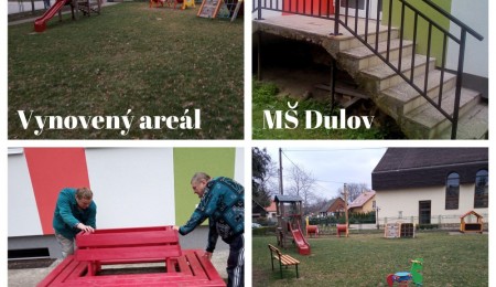 Aktívny občan č. 4 : Úprava vonkajšieho okolia Materskej školy Dulov