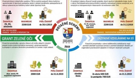 Dotácie a grantové príspevky TSK