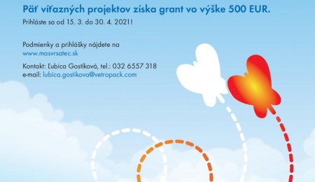 Štartuje 2. ročník grantového programu spoločnosti Vetropack