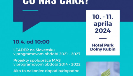 Konferencia LEADER na Slovensku - čo nás čaká?