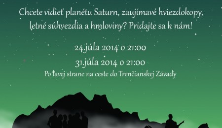 Noc pod hviezdami! Srdečne Vás pozývame!