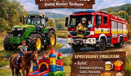 Výstava poľnohospodárskej a hasičskej techniky