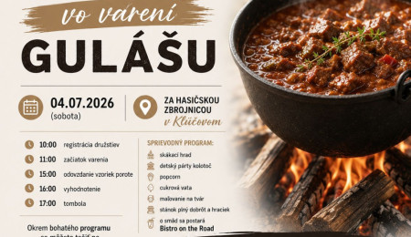 Súťaž vo varení gulášu v Kľúčovom