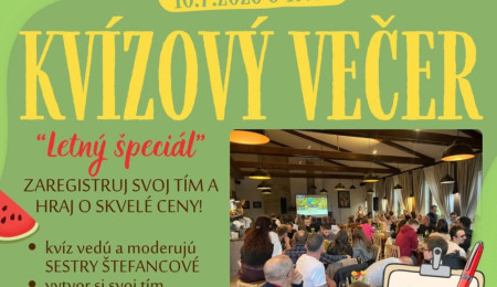 Kvízový večer na gazdovstve Uhliská